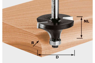 Festool frez do zaokrągleń HW S12 D63/32/R25