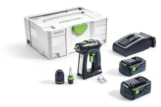 Festool Wiertarko-wkrętarka aku. C 18 Li 5,2-Plus Bity