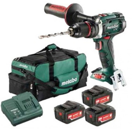 Metabo BS 18 LTX Impuls 3 x 5,2Ah torba na narzędzia duża, zestaw podstawowy