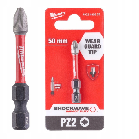 Milwaukee Bit Shockwave PZ2 50mm-1szt.