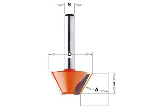 CMT - Frez HM A=45 D=25 I=8 L=41 S=8