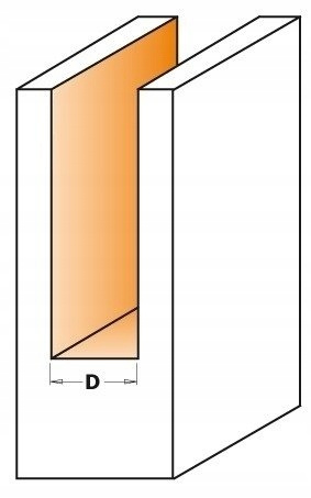 Frez prosty do drewna CMT HM D=10 I=40 L=90 S=8