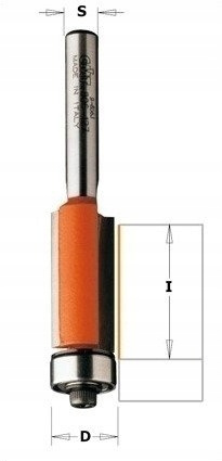 CMT - Frez HM I=25,4 D=9,5 S=6 dolne łożysko