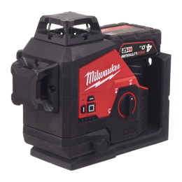 Milwaukee M12 3PL-401C laser płaszczyznowy 3x360, wiązka zielona