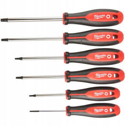 Milwaukee zestaw wkrętaków Torx - 6 szt.