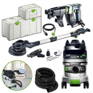 Festool zestaw: Szlifierka PLANEX LHS 2 225 + odkurzacz CTL 36 E AC PLANEX + wkrętarka DURADRIVE DWC 18-4500