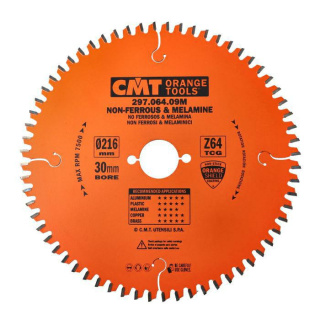 CMT - Piła do aluminium HW D=216 F=30 Z=64 K=2.8 / 2.2