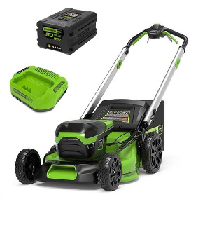 Greenworks 60V Kosiarka 51 cm z napędem, zestaw z ładowarką i akumulatorem 4 Ah