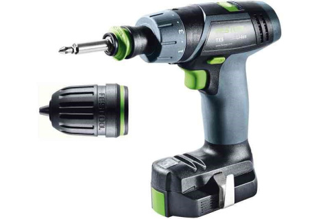 Festool TXS 2,6 Plus akumulatorowa wiertarko wkrętarka + kaseta z bitami 769138