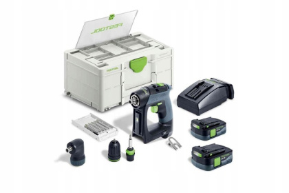 Akumulatorowa wiertarko-wkrętarka Festool CXS 12 2,5-Set