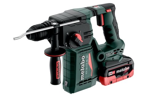 Młot udarowy Metabo KH 18 LTX BL 24 2x 5,5ah ładowarka ASC 145, w walizce metaBOX 165 L