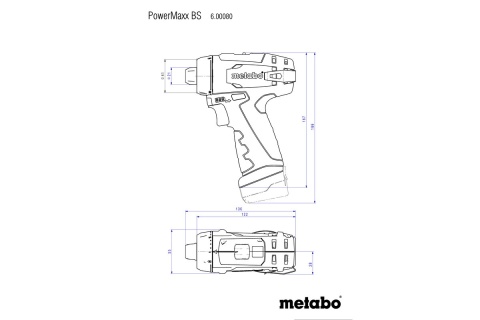 Wiertarko wkrętarka akumulatorowa Metabo PowerMaxx BS Basic 12V w zestawie z 2x aku i ładowarką