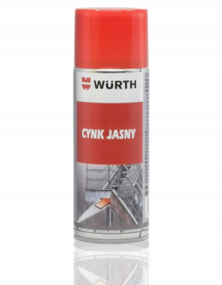 Cynk jasny, zabezpieczający 400ml WURTH