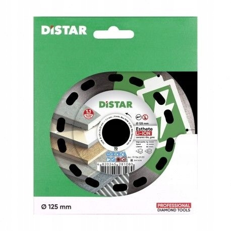 Tarcza diamentowa Distar Esthete Li-Ion 125mm do gresu, ceramiki