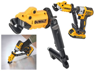 NOŻYCE DO BLACHY DeWalt 18GA przystawka, adapter