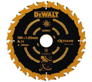 TARCZA DO DREWNA DeWalt 190mm 24z EXTREME