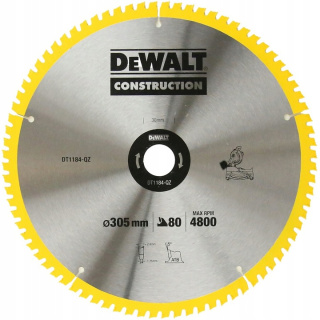 TARCZA DeWalt 305X30MM 80T