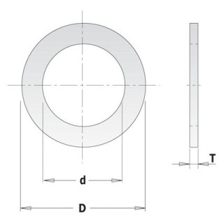 Redukcja do pił CMT 30mm na 25.4mm