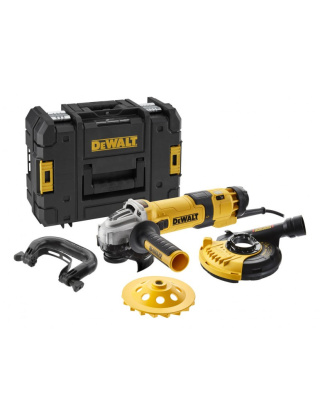 Dewalt szlifierka kątowa 125/1500W z regulacją obrotów osłona dwe46150 kufer tar. diam.