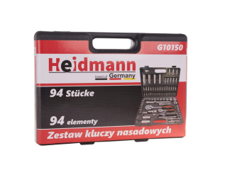 Komplet kluczy nasadowych GEKO 94el.1/4",1/2",typ H