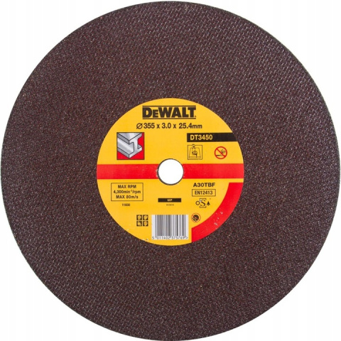 TARCZA DEWALT DO PRZECINARKI 355X3,0X25,4MM