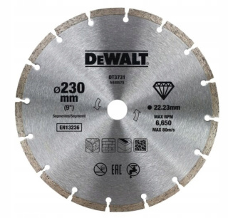 Tarcza Diamentowa Segmentowa DeWalt 230x22.2mm