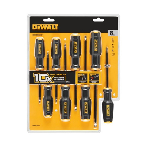 Zestaw 8 wkrętaków DeWalt MAXFIT