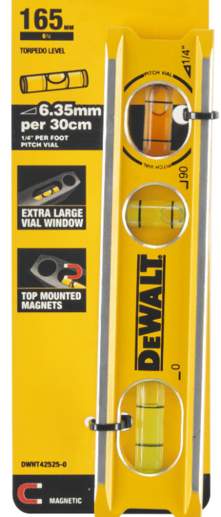 DeWalt Poziomica torpedo płaska 165 mm