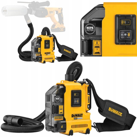 Dewalt DEWALT PRZYSTAWKA DO ODSYSANIA PYŁU 18V DWH161N