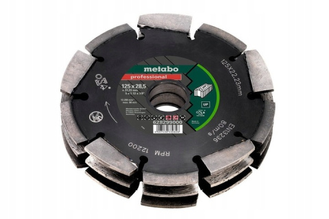 Metabo Diamentowa tarcza frezująca 3-rzędowa, professional, UP Metabo Diamentowa tarcza frezująca 3-rzędowa, professional, UP