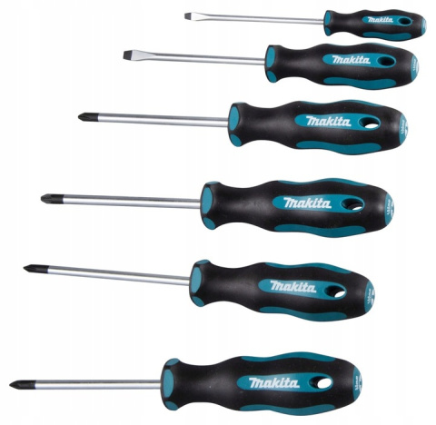 Zestaw śrubokrętów, wkrętaków Makita 6 sztuk E-10528