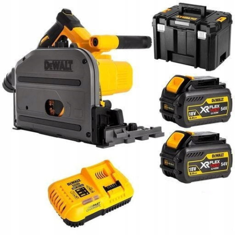 Zagłębiarka XR Flexvolt dewalt 54 V 2x6,0 Ah ładowarka