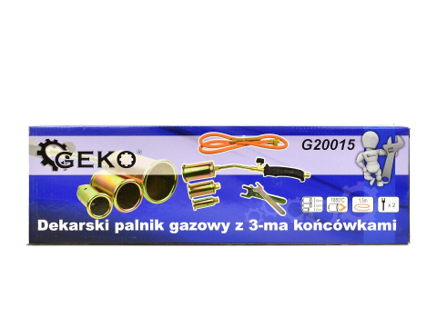 Dekarski palnik gazowy GEKO z 3-ma końc.(25-35-50mm Dekarski palnik gazowy GEKO z 3-ma końc.(25-35-50mm