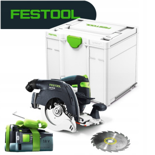 Festool Akumulatorowa ręczna pilarka tarczowa HKC 55 EB-Basic akumulator 5.0