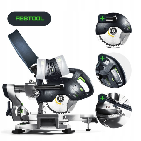 Festool Akumulatorowa ukośnica przesuwna KSC 60 EB-Basic Festool Akumulatorowa ukośnica przesuwna KSC 60 EB-Basic