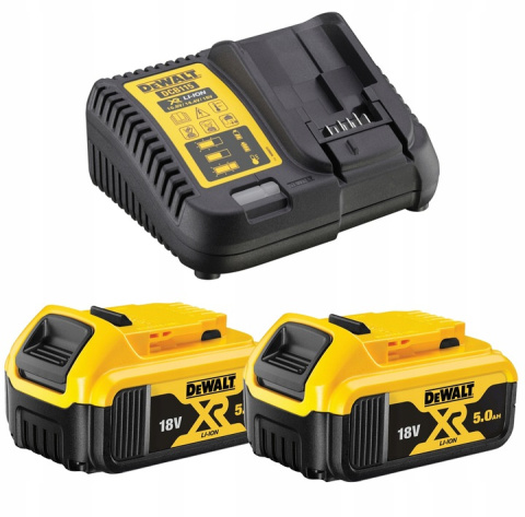 Klucz udarowy DeWalt DCF922P2T 18V 2x5Ah 406Nm 1/2 cala Klucz udarowy DeWalt DCF922P2T 18V 2x5Ah 406Nm 1/2 cala