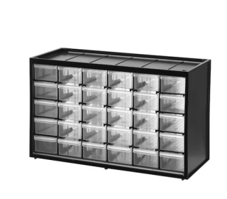 Organizer otwarty Stanley 1-93-980 15,5x36,5x22,5 cm 30 szuflad
