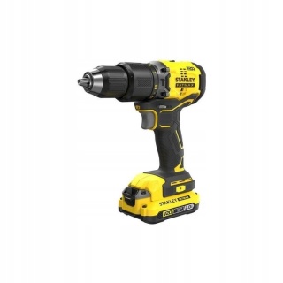 Wiertarko-wkrętarka udarowa STANLEY Zestaw SFM V20 BL 13mm HDD 2x2,0 Ah