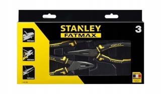 Zestaw szczypiec 3 szt. STANLEY (uniwersalne 165mm, boczne 165mm, wydłużone 155mm)