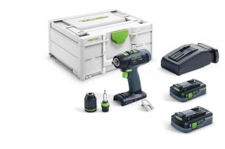 Festool akumulatorowa wiertarko wkrętarka T 18 3 HPC 4,0 I-Plus