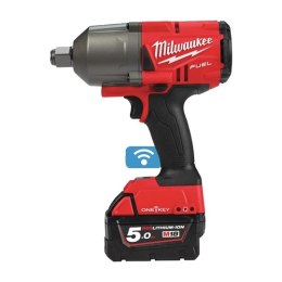 Milwaukee M18 ONEFHIWF34-502X Klucz udarowy z mocowaniem zapadkowo-kołkowym2 x 5,0 Ah REDLITHIUM-ION™ akumulator, ładowarka 100